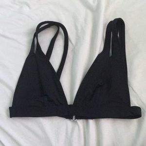 black h&m bikini top
